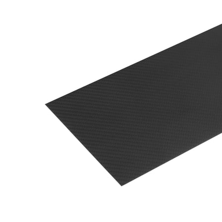 Uxcell 1 Count Carbon Fiber Sheet Pultruded Flat Carbon Fiber Strip for Kites RC plane 250×100×0.5mm Matte