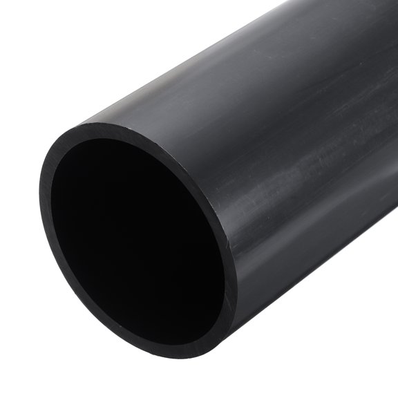 Uxcell 1 Count Polyvinyl Chloride Rigid Pipe High Impact for Water Pipe, 104mm x 114mm Deep Grey