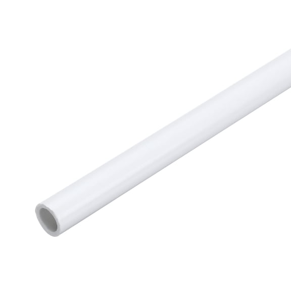 Uxcell 1 Count Polyvinyl Chloride Rigid Pipe High Impact for Water Pipe, 5mm x 7mm White