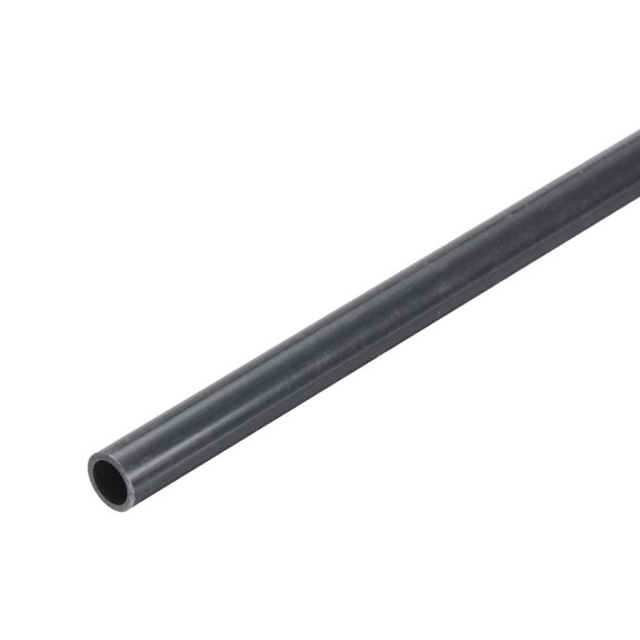 Uxcell 1 Count Polyvinyl Chloride Rigid Pipe High Impact for Water Pipe, 6mm x 8mm Deep Grey