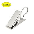 thumbnail image 1 of Uxcell 1" Curtain Clips Metal Chrome Plated Silver Tone 10 Pack, 1 of 6