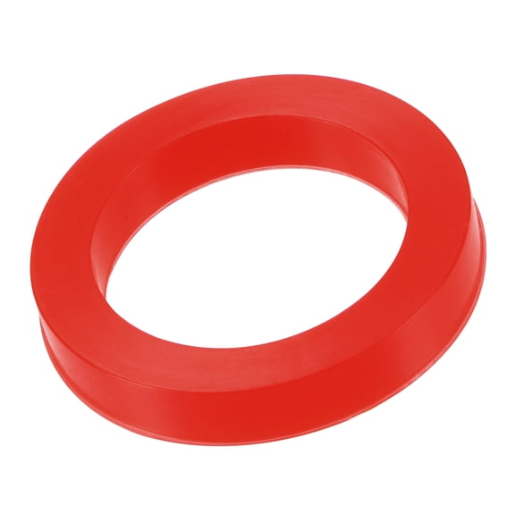 Uxcell 1" DN25 Silicone Rubber Flat Washer Quick Connector Gasket Red
