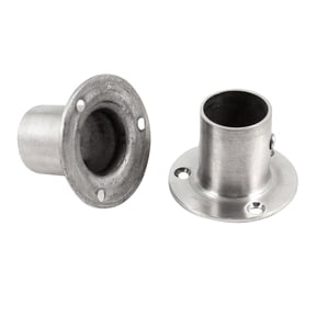 Uxcell 1" Dia Stainless Steel Pipe Weld Neck Flange, 2 Pack