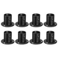 thumbnail image 1 of Uxcell 1'' Dia Stainless Steel Pole Sockets Flange Rod Holder Bracket Support, Black 8 Pack, 1 of 6