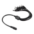thumbnail image 1 of Uxcell 1 Female to 6 Male 5.5x2.1mm DC Power Splitter for Camera LED, 1 of 5