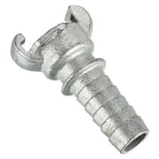 Uxcell 1" Hose End Barbed Claw Quick Connector Air Hose Coupling Fitting Silver