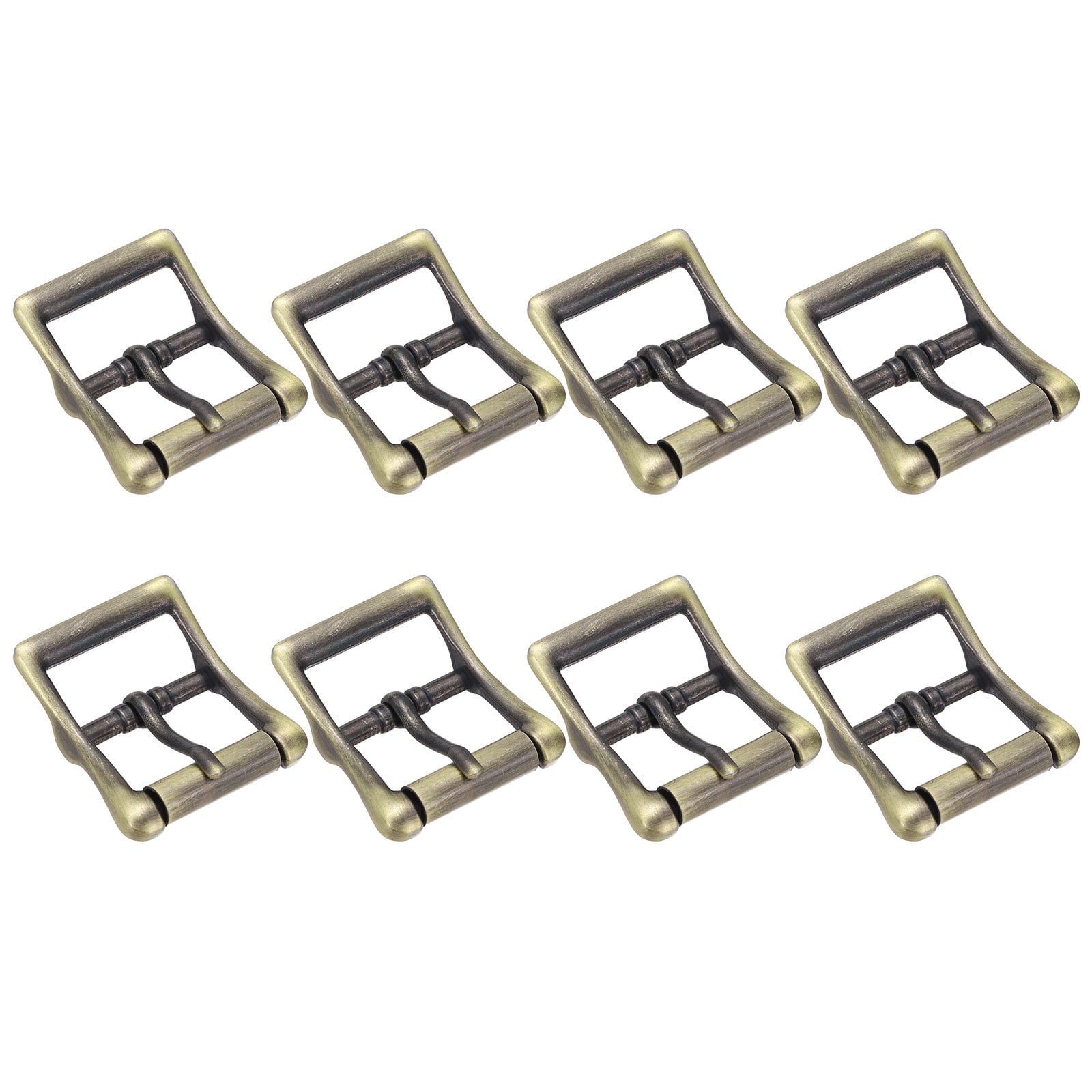Uxcell 1 IN(25mm) Metal Roller Buckle [8Pcs] - Webbing Belts Center Bar ...
