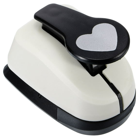 Uxcell 1 Inch Heart Punch, Heart Hole Paper Punch Hole Puncher Shape Punches for Crafting