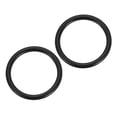 thumbnail image 1 of Uxcell 1 Inch Metal O Ring, 2 Pcs Seamless Solid 304 Stainless Steel Rings for DIY Crafts Bags Dream Catcher Dog Leashes Wall Plant Hangers, Black 3mm x 25mm, 1 of 7