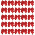 thumbnail image 1 of Uxcell 1 Inch Mini Satin Ribbon Bows, 200 Pcs Bowknot Flowers DIY Craft Ribbon Appliques for Gifts Red, 1 of 6