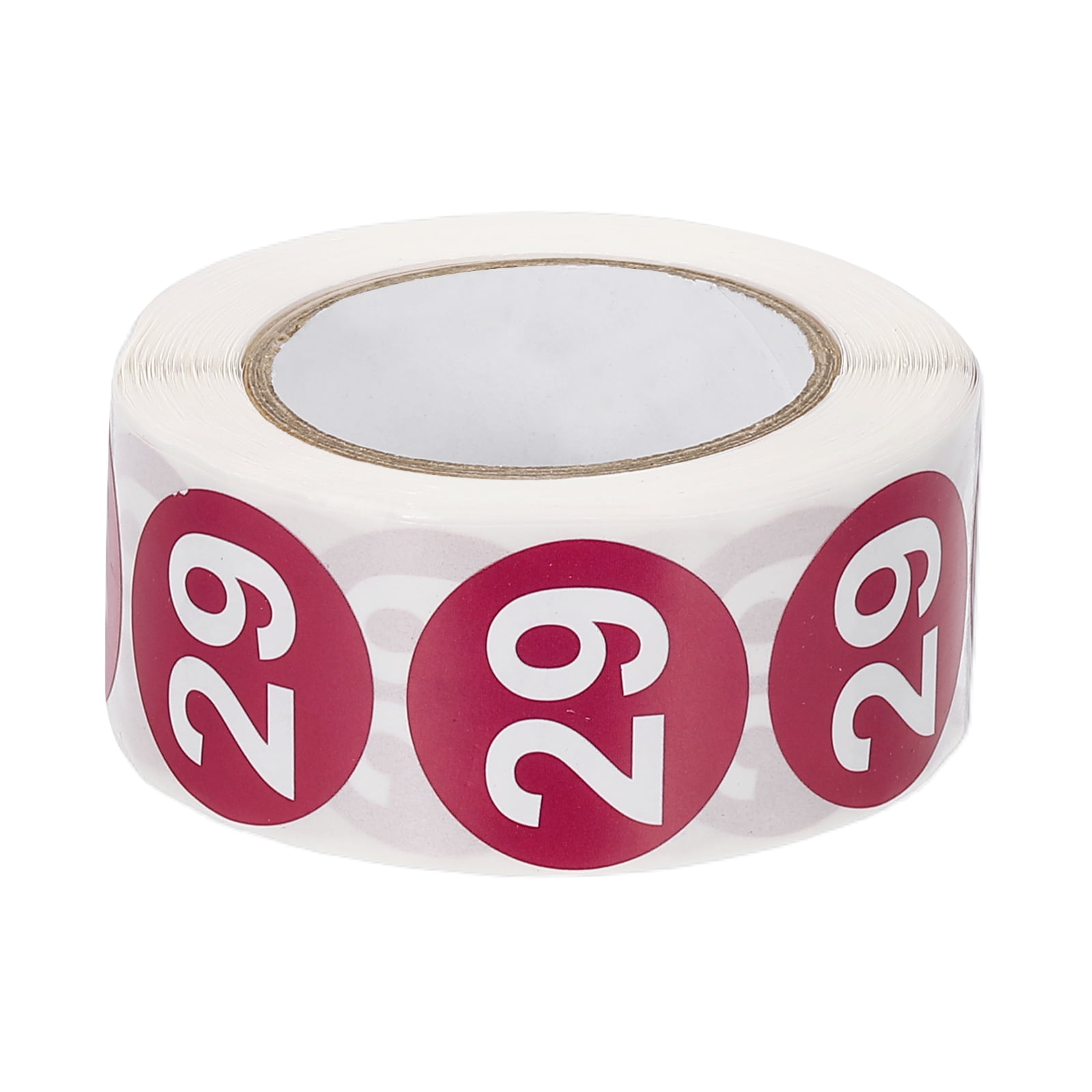 Uxcell 1 Inch Number 1 Stickers, 500 Labels Circle Dot Stickers ...