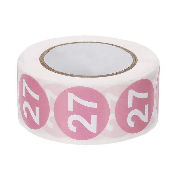 Number Stickers, Labels Circle Dot Stickers Adhesive Home Organization Warehouse Office Management No.27
