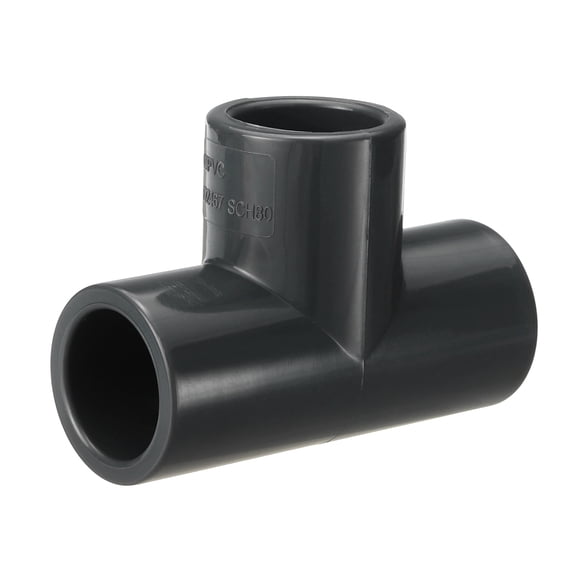 Uxcell 1 Inch PVC Tee Pipe Fittings, 9 Way Slip Socket Connectors - for Irrigation System/Plumbing Extension/Water Supply Lines, schedule 80-Pipes Extension