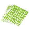 thumbnail image 1 of Uxcell 25mm Height Self Adhesive Waterproof Vinyl Letter Number Sticker Set 6 Sheet Light Green, 1 of 6