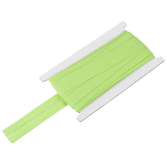 Uxcell 1Pcs Single Fold Bias Tape Cotton for Sewing 1 inch x 10 Yards Green