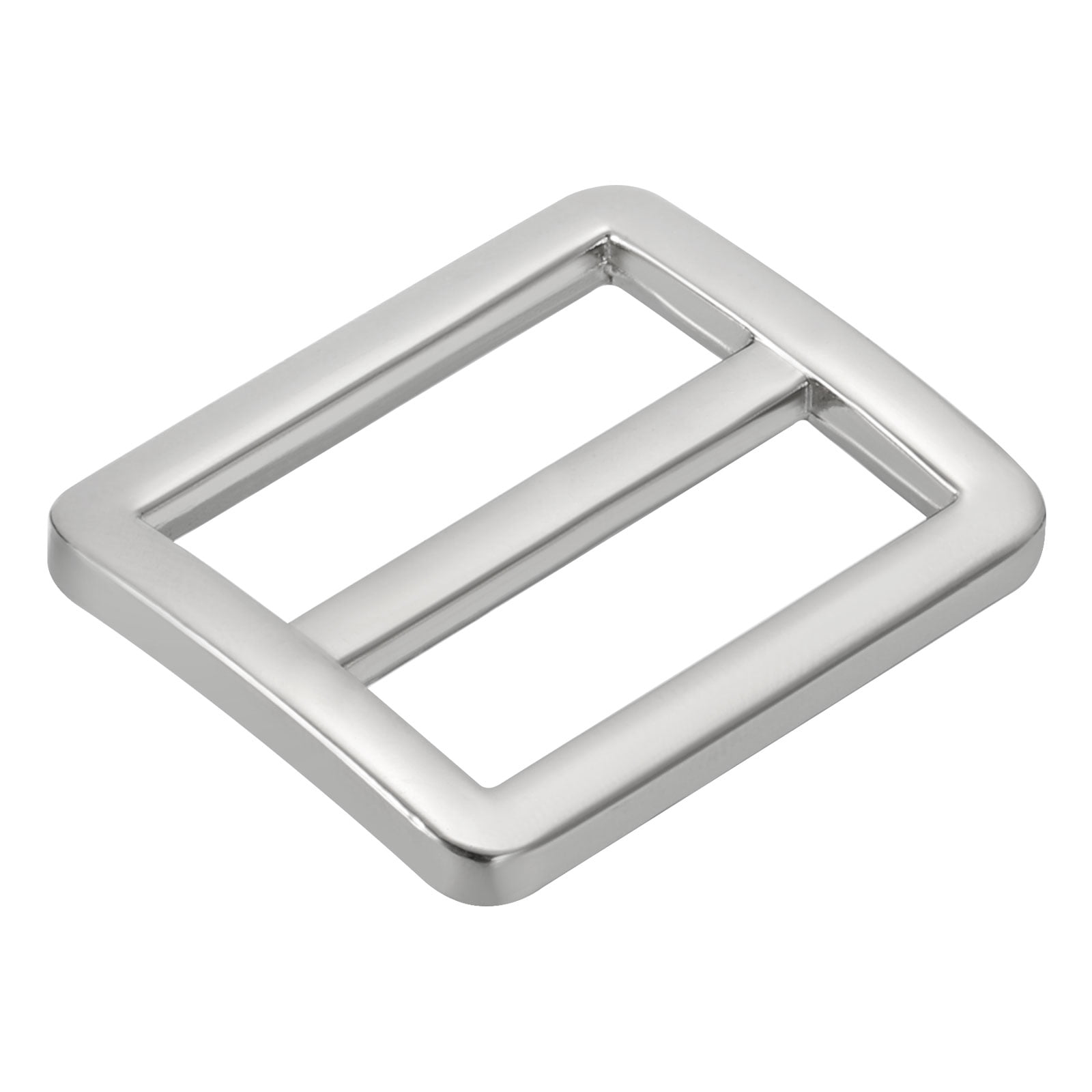 Uxcell 1 Inch TriGlide Slide Buckles, 10 Pack Metal bing Strap