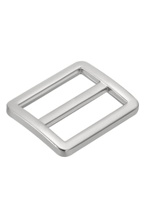 1 Inch Tri-Glide Slide Buckles, 8 Pack Metal Webbing Strap Fastener for Backpack Bag Belt, Silver