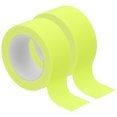 thumbnail image 1 of Uxcell 1 Inch x 16.4 Feet Neon Gaffer Cloth Tape, 2 Roll Fluorescent Adhesive Tape Black Light Glow Tape for Party, Yellow, 1 of 6