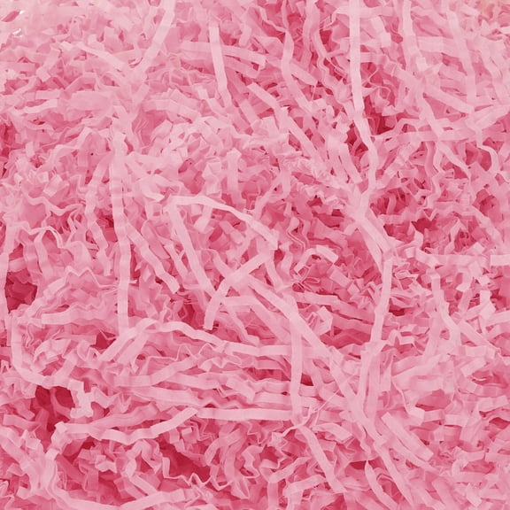 Uxcell 1 LB Crinkle Cut Paper, Shred Packing Grass Cushion Paper for Gift Wrapping and Decorations Pink