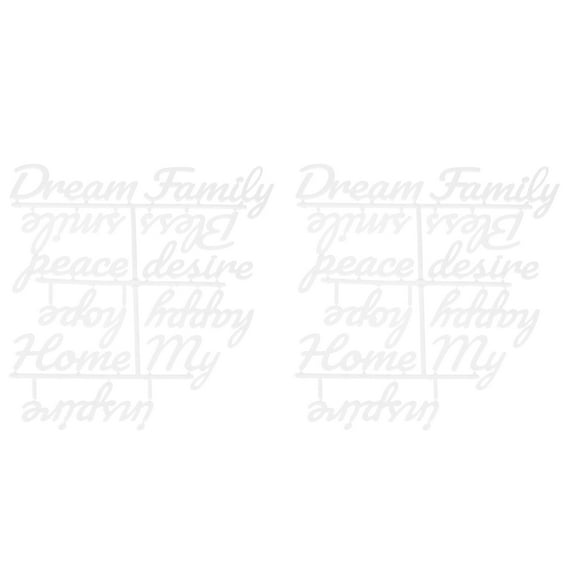 Uxcell 1" Letter Board Letters Only, 2 Pcs Felt Letters for Letter Boards Universal, White