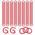 thumbnail image 1 of Uxcell 1" Loose Leaf Binder Rings, 120Pcs Binder Ring Book Rings Zinc Alloy Red, 1 of 6