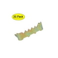 thumbnail image 1 of Uxcell 1" Metal Yellow Zinc Plated No Nail Picture Frame Hangers, 20 Pack, 1 of 4