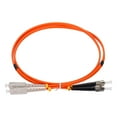 thumbnail image 1 of Uxcell 1 Meter 3.2Ft Fiber Patch Cable Multimode SC-ST OM1 LSZH Fiber Optic Jumper Orange For Network Transceiver 1Pcs, 1 of 6