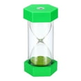 thumbnail image 1 of Uxcell 1 Minute Sand Timer, Hexagon Small Sandy Clock, Count Down Sand Glass Green, 1 of 5