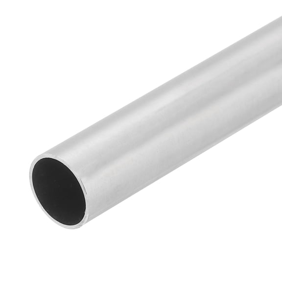 Uxcell 1 PCS 304 Stainless Steel Tubing, 15mm OD 0.5mm Wall Thickness 406.4mm Long Round Metal Pipe Steel Tube for Industrial Machinery