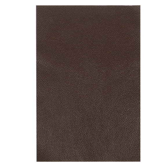 Uxcell 1 PCS Full Grain Leather Sheet 11.8 x 7.9 Inch Natural Cow Leather 1.5-1.8mm Fabric Pieces for DIY Craft Furniture Office Belts Notebook Covers, Earthy Brown