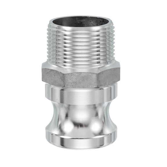 Uxcell 1 Pcs 1.2" Part F Female Adapter x Female Thread Cam Groove Hose Fittings