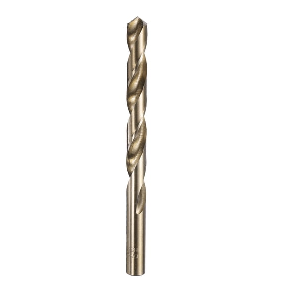 Uxcell 1 Pack 15/32" M35 Cobalt Twist Drill Bits, High-Speed Steel Jobber Drill Bit for Stainless Steel, Hardened Metal, Cast Iron, Aluminum, Copper, Soft Alloy Steel, Wood, Plastic