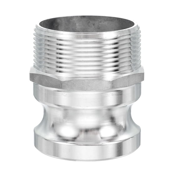 Uxcell 1 Pcs 2.5" Part F Female Adapter x Female Thread Cam Groove Hose Fittings