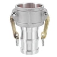 thumbnail image 2 of NPT Thread Adapter PATIKIL 2 Inch Aluminum Cam Lock Fittings - Part C Cam Groove Type, Male X Female NPT Thread | Quick Disconnect Hose Coupling Cam Lock Nut 2 of 12