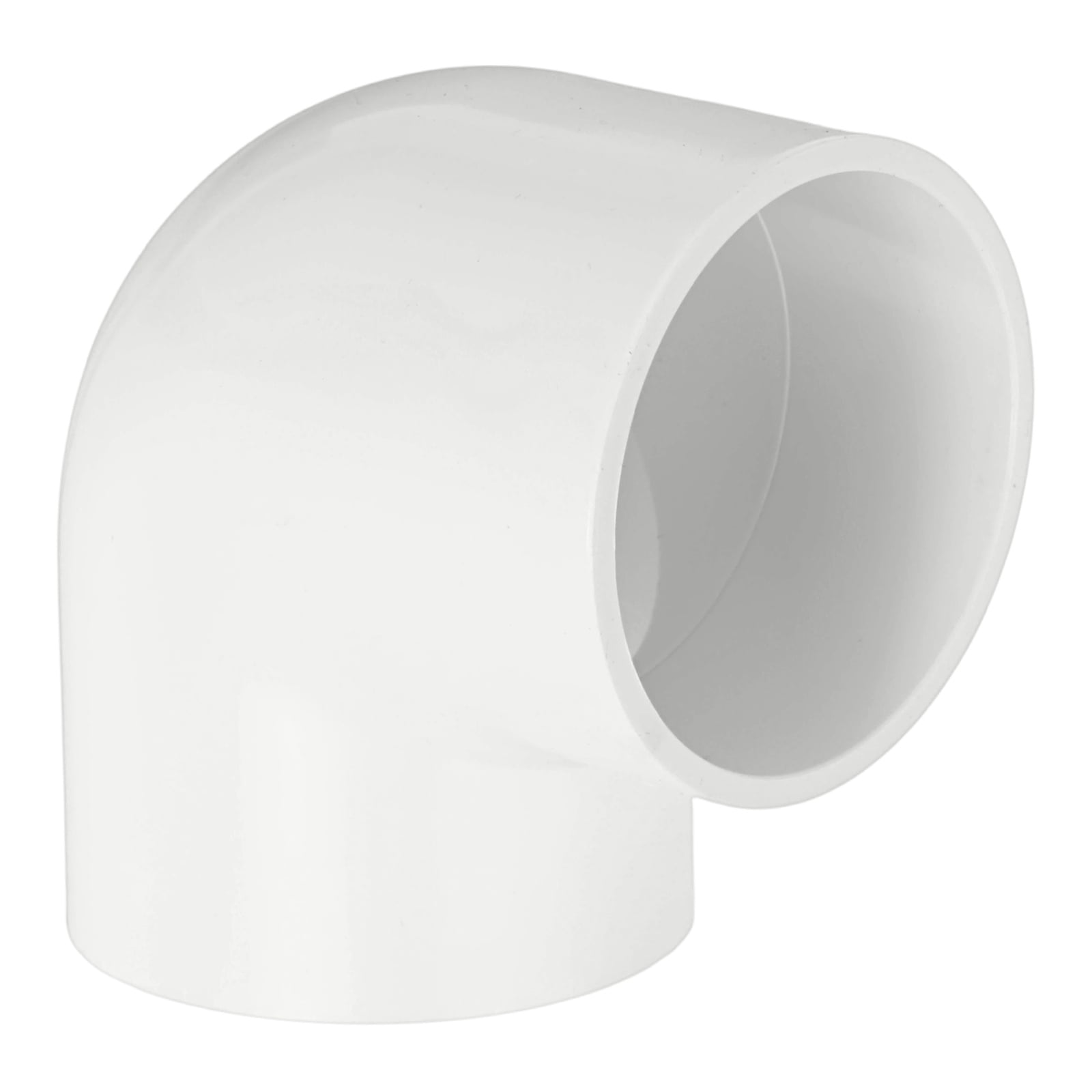 Uxcell 1-Pack 2 Inch PVC 90 Degree Elbow Pipe Fittings, SCH40 2 Way ...