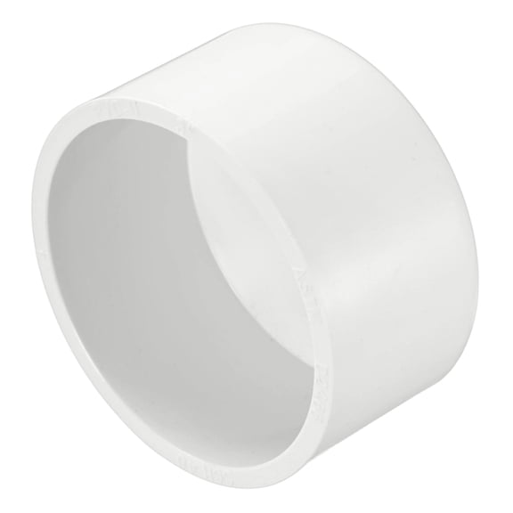 Uxcell 1-Pack 3 Inch PVC Pipe End Cap Fitting, SCH40 Pipe Plug Adapter for Plumbing/DIY/Garden, Socket Cap Connector [White]