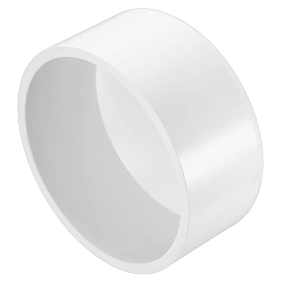 Uxcell 1-Pack 4 Inch PVC Pipe End Cap Fitting, SCH40 Pipe Plug Adapter ...