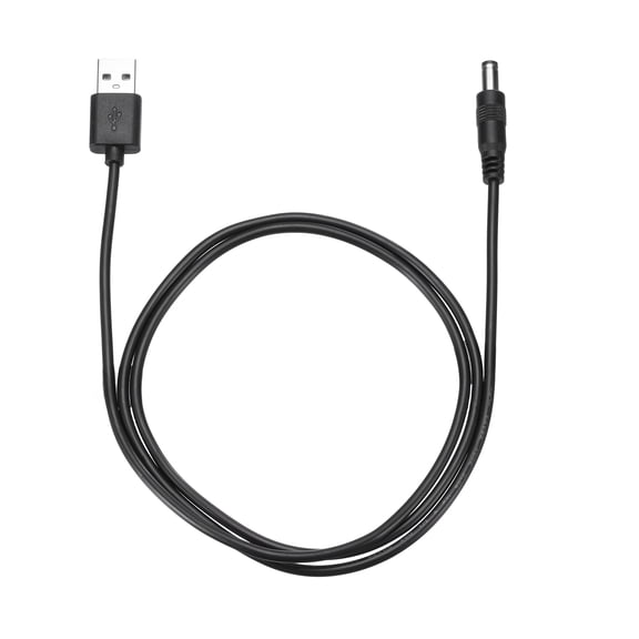 Uxcell 1 Pack 5.5mmx2.1mm 2M USB to DC Power Cable Universal DC Plug for Routers, Speakers, Home Appliances