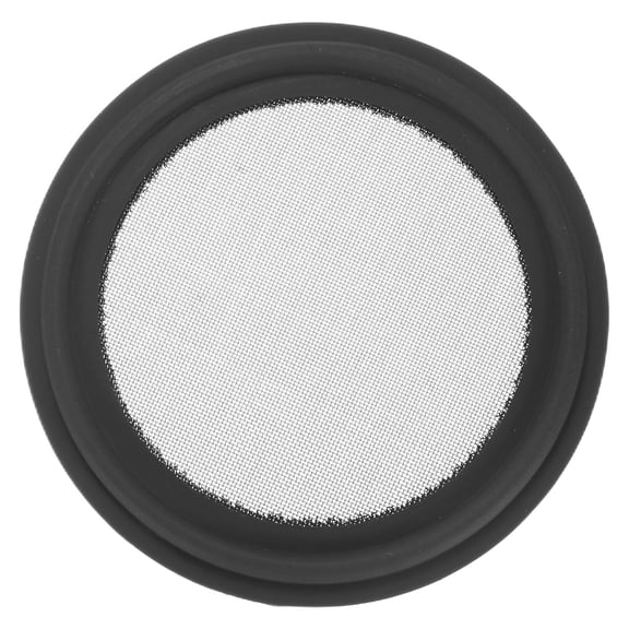 Uxcell 1-Pack 80 Mesh FKM Sanitary Gasket 1.5 Inch with Stainless Screen Tri-clover Gasket Black