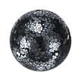 thumbnail image 1 of Uxcell 1-Pack Decorative Ball for Bowls, 4 Inch Mosaic Glass Balls Decorative Glass Orbs for Home Decor/Dining Tables [Bright Black], 1 of 7