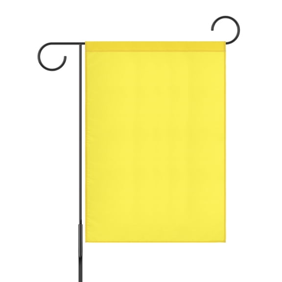 Uxcell 1-Pack Garden Flags, 39x28 Inch Polyester Rectangular Large Solid Color Blank Sublimation Flags [Yellow]