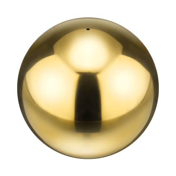 Uxcell 1-Pack Garden Gazing Globes Ball 6 Inch 201 Stainless Steel Hollow Mirror Ball for Home, Outdoor Gold