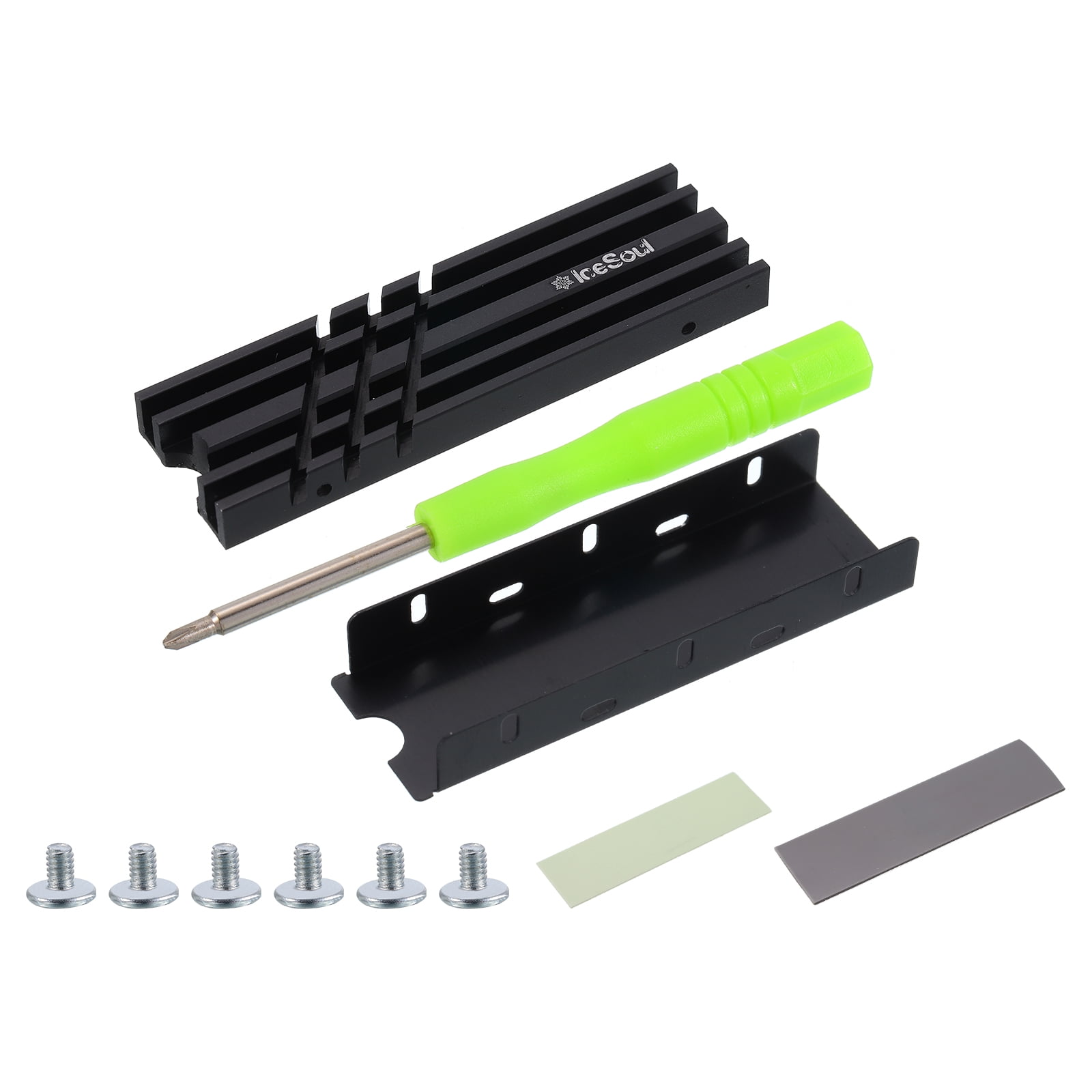 Uxcell 1 Pack M.2 2280 NVME SSD Heatsink with Heat Sink Base,Silicone ...