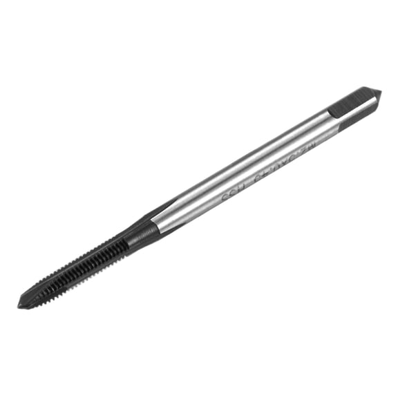 Uxcell 1-Pack M2.5x0.45mm Metric Thread Tap, HSS TiCN-Coated Straight Flute Right Hand Thread Screw Tapping Tool