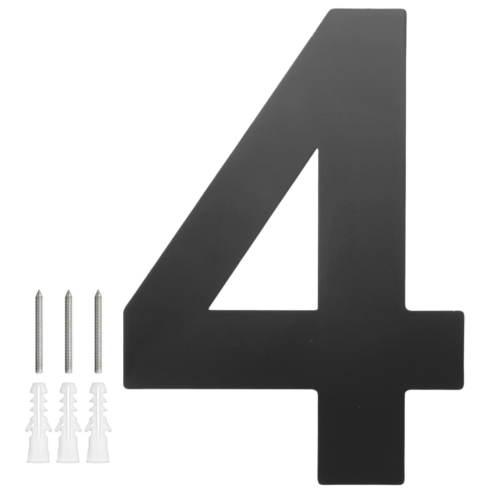 Large Address Numbers Uxcell 1-Pack Modern Floating House Numbers for Outside, 8 Inch ...
