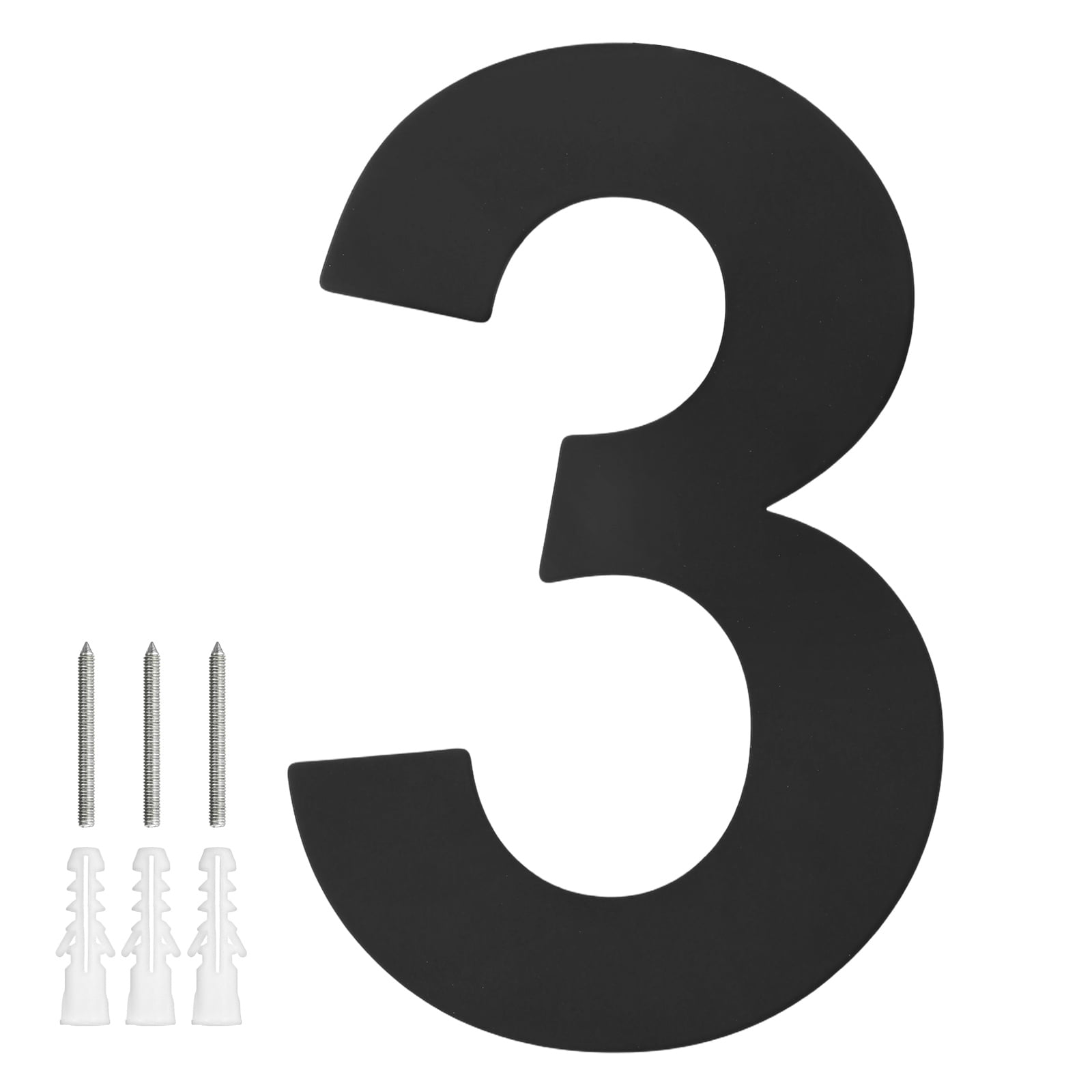Uxcell 1-Pack Modern Floating House Numbers for Outside, 8 Inch ...