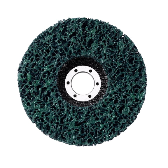 Uxcell 1 Pack Paint Stripper Discs for Angle Grinder - 5" x 7/8"(Arbor) Rust Remover Wheel Stripping Wheel for Clean Remove Rust Paint Welds Oxidation Metal Wood Surface, Green