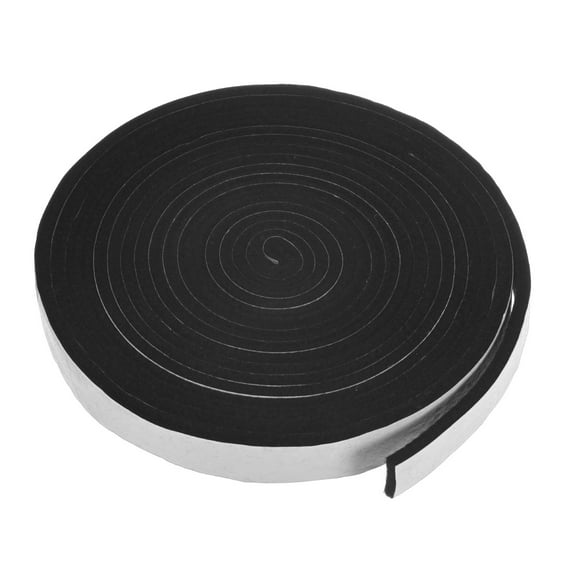 Uxcell 1-Pack Smoker Gasket Seals, 0.8" x 0.2" 16.5FT Grill Gasket Tape for BBQ Lid [Black White]