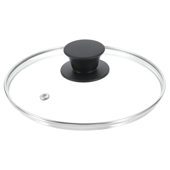 Uxcell 1 Pack Universal Lid for Pot Fit 7 Inch Cookware, Replacement Glass Pan Lids