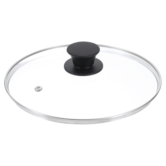 Uxcell 1 Pack Universal Lid for Pot Fit 8.5 Inch Cookware, Replacement Glass Pan Lids